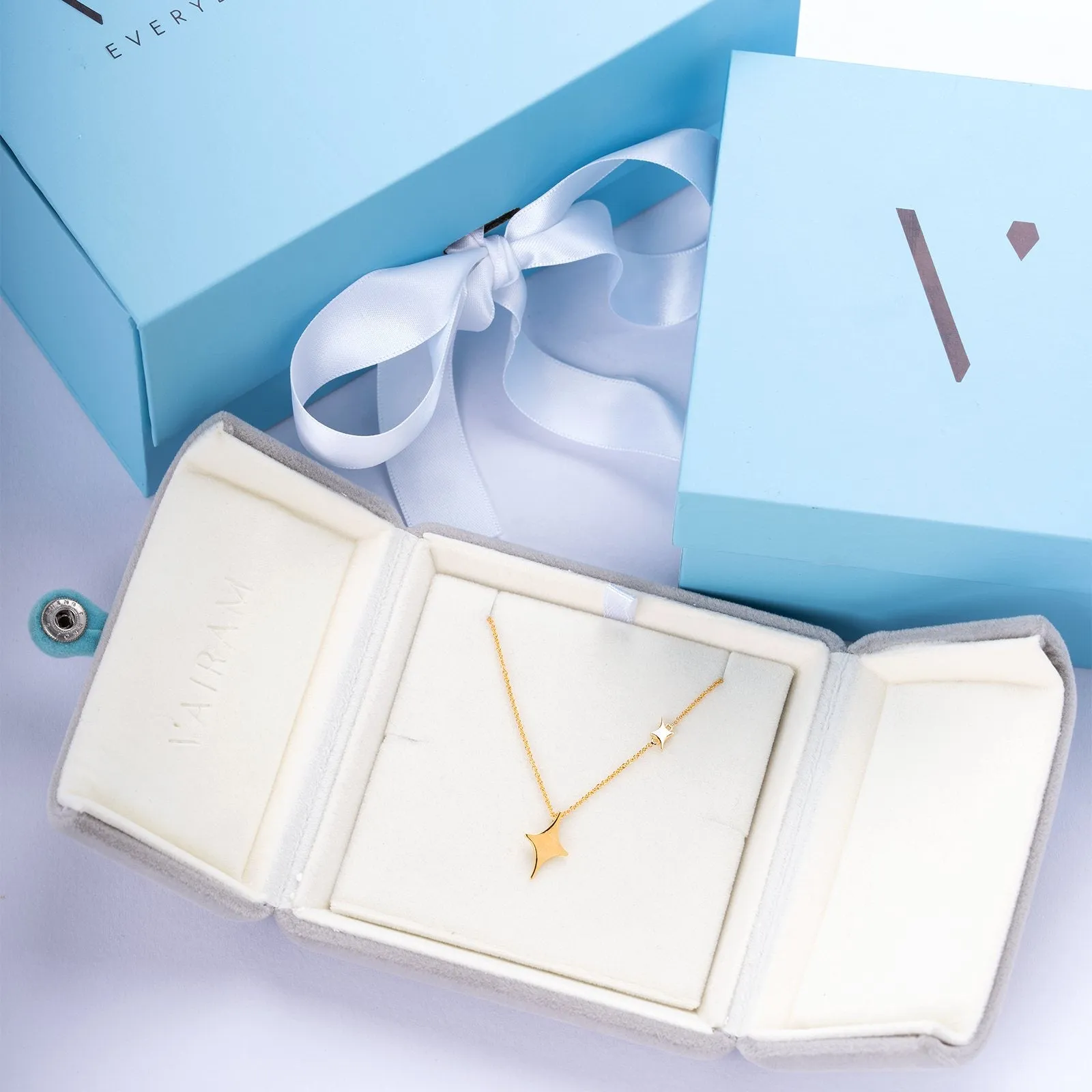 18k North Star Choker Necklace