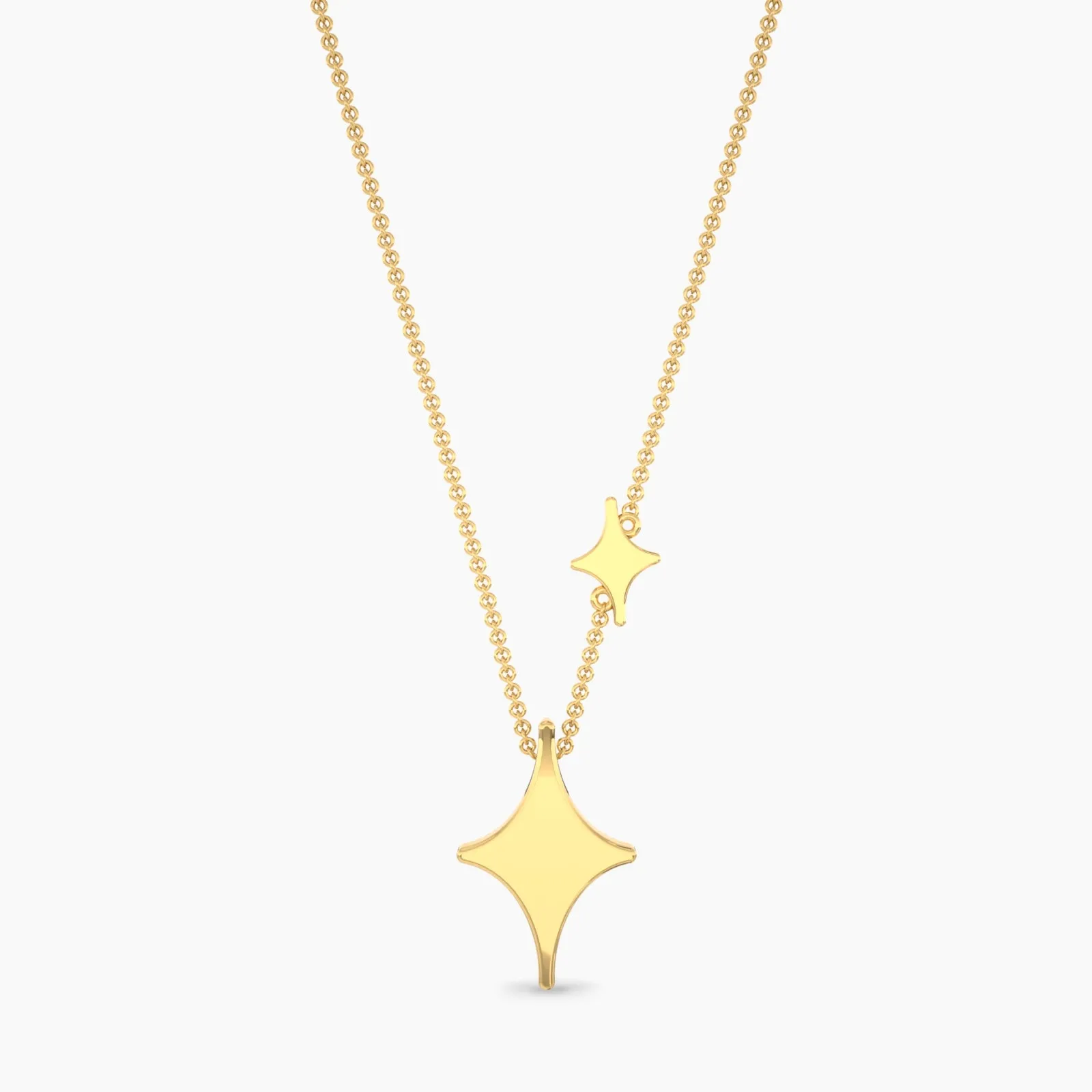 18k North Star Choker Necklace