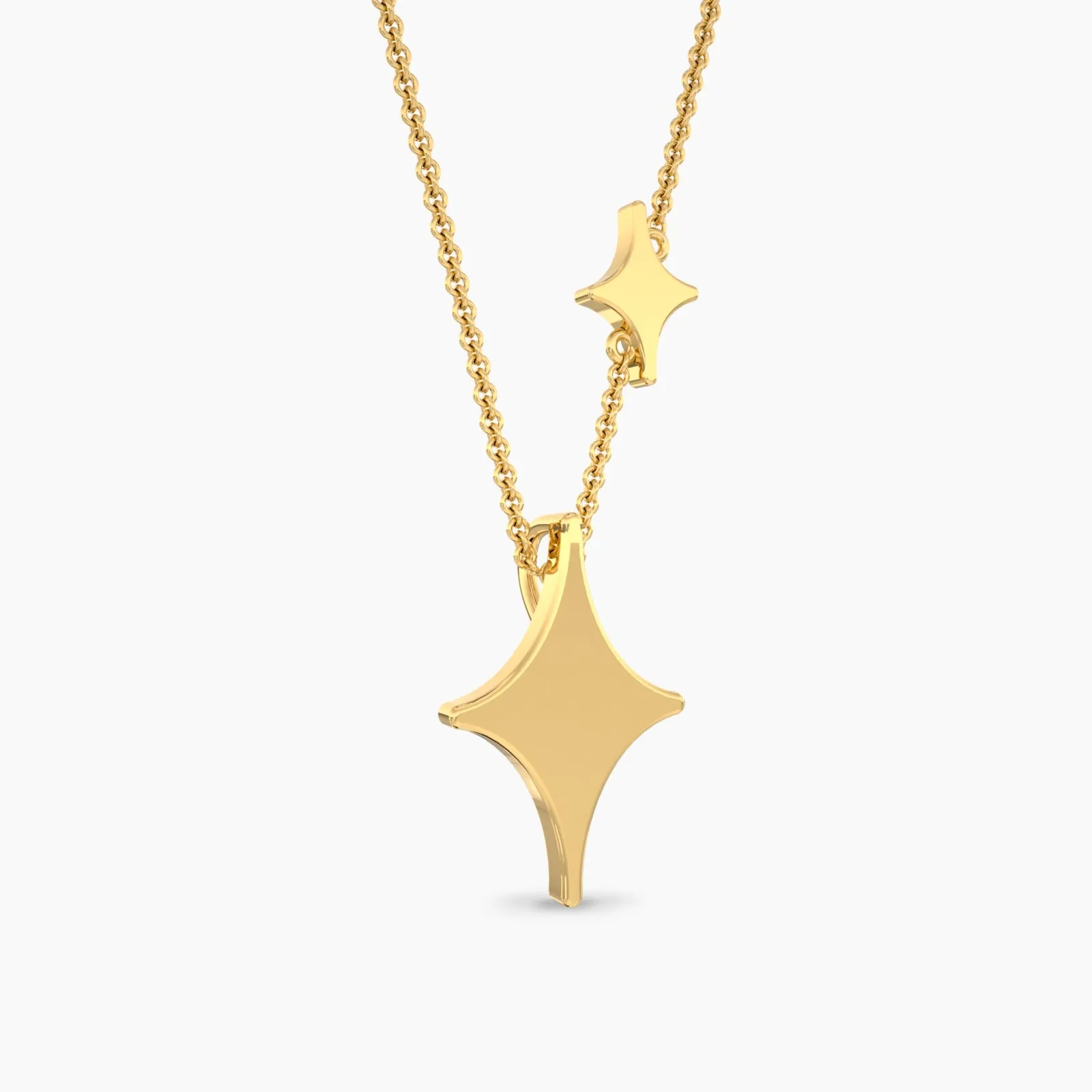 18k North Star Choker Necklace