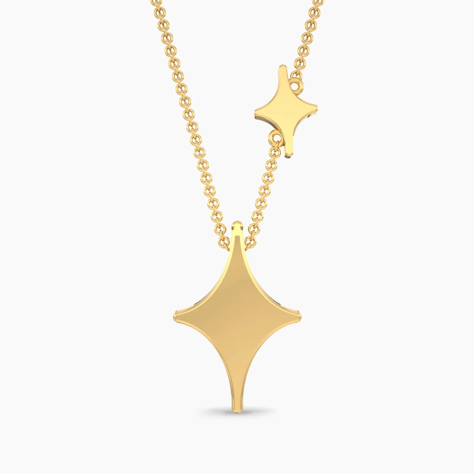 18k North Star Choker Necklace
