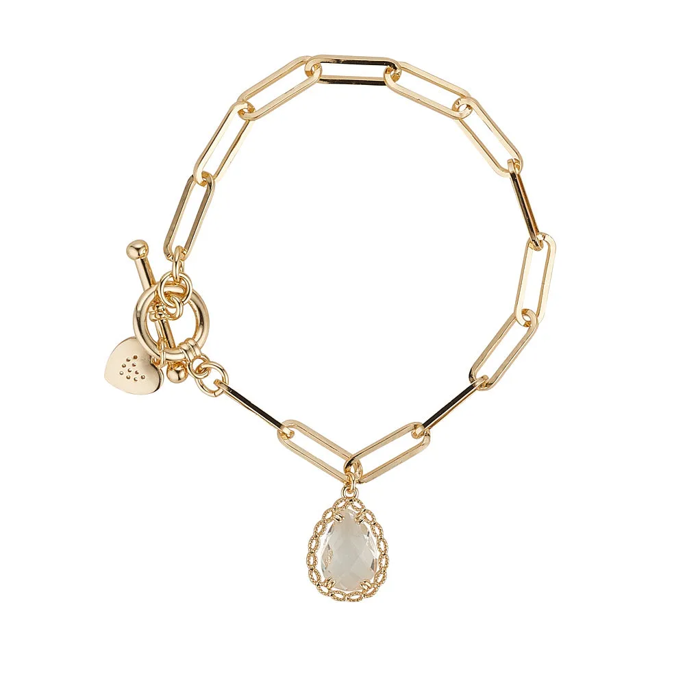 Adeline Clear Crystal Bracelet