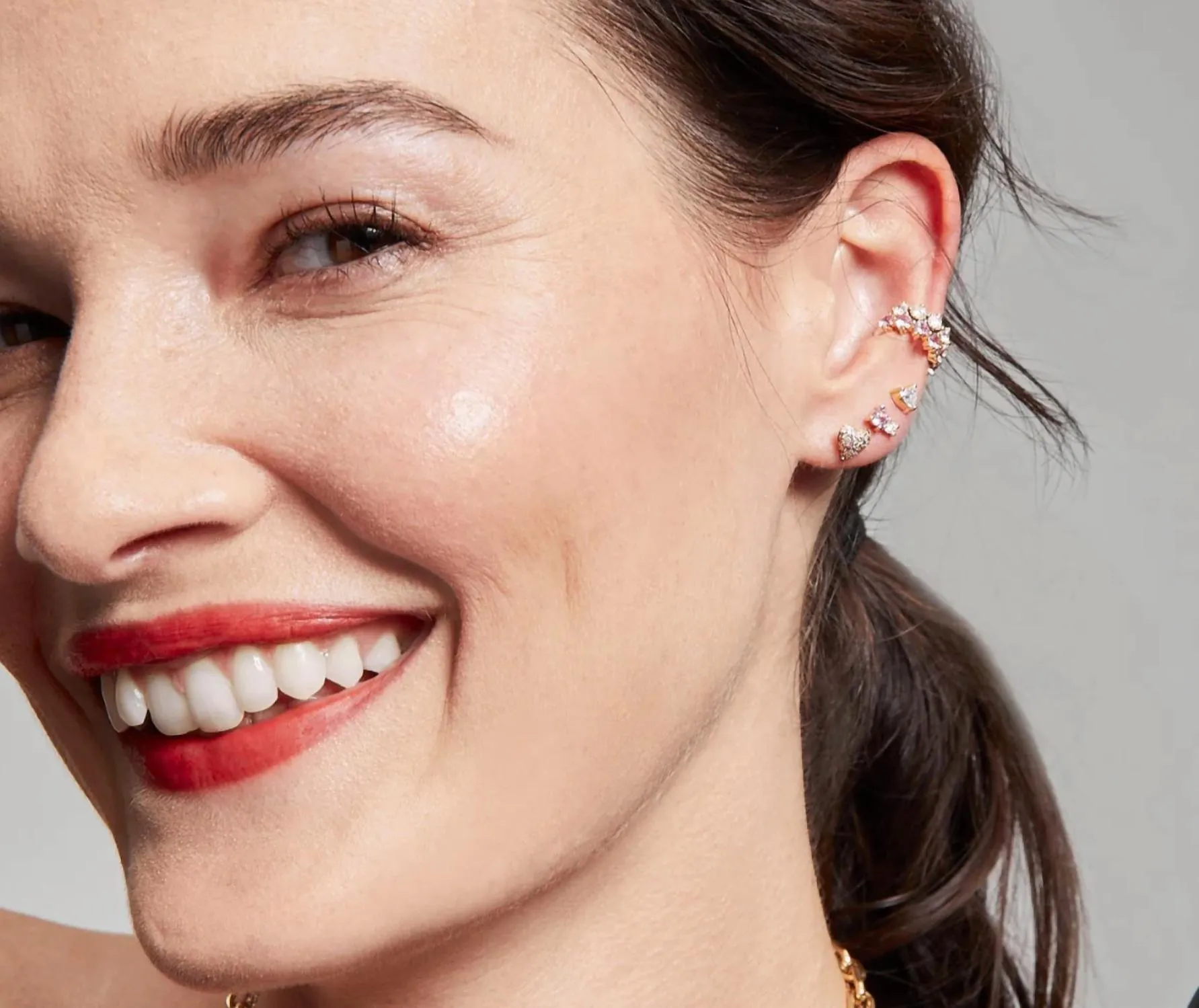 Adina Reyter - Women's Sapphire and Diamond Amigos Post Earrings