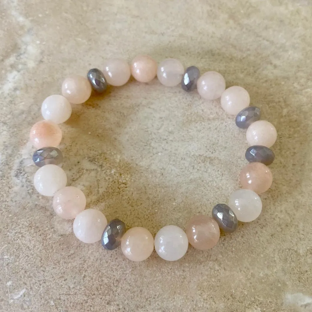 Agate Beads Stretch Bracelet