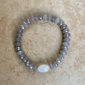 Agate Beads Stretch Bracelet