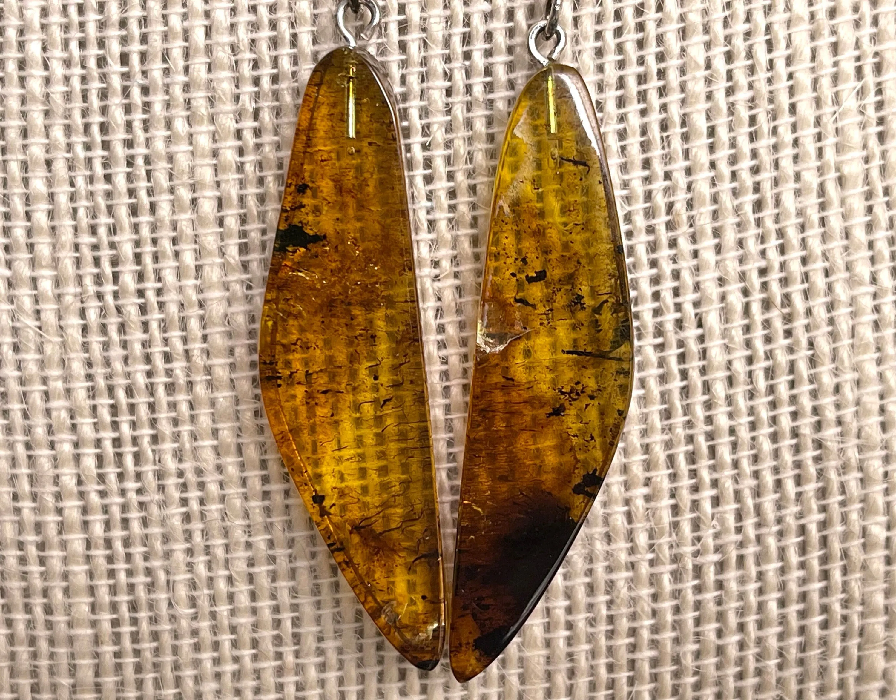 AMBER Crystal Earrings - Statement Earrings, Dangle Earrings, Handmade Jewelry, Healing Crystals and Stones, 50382