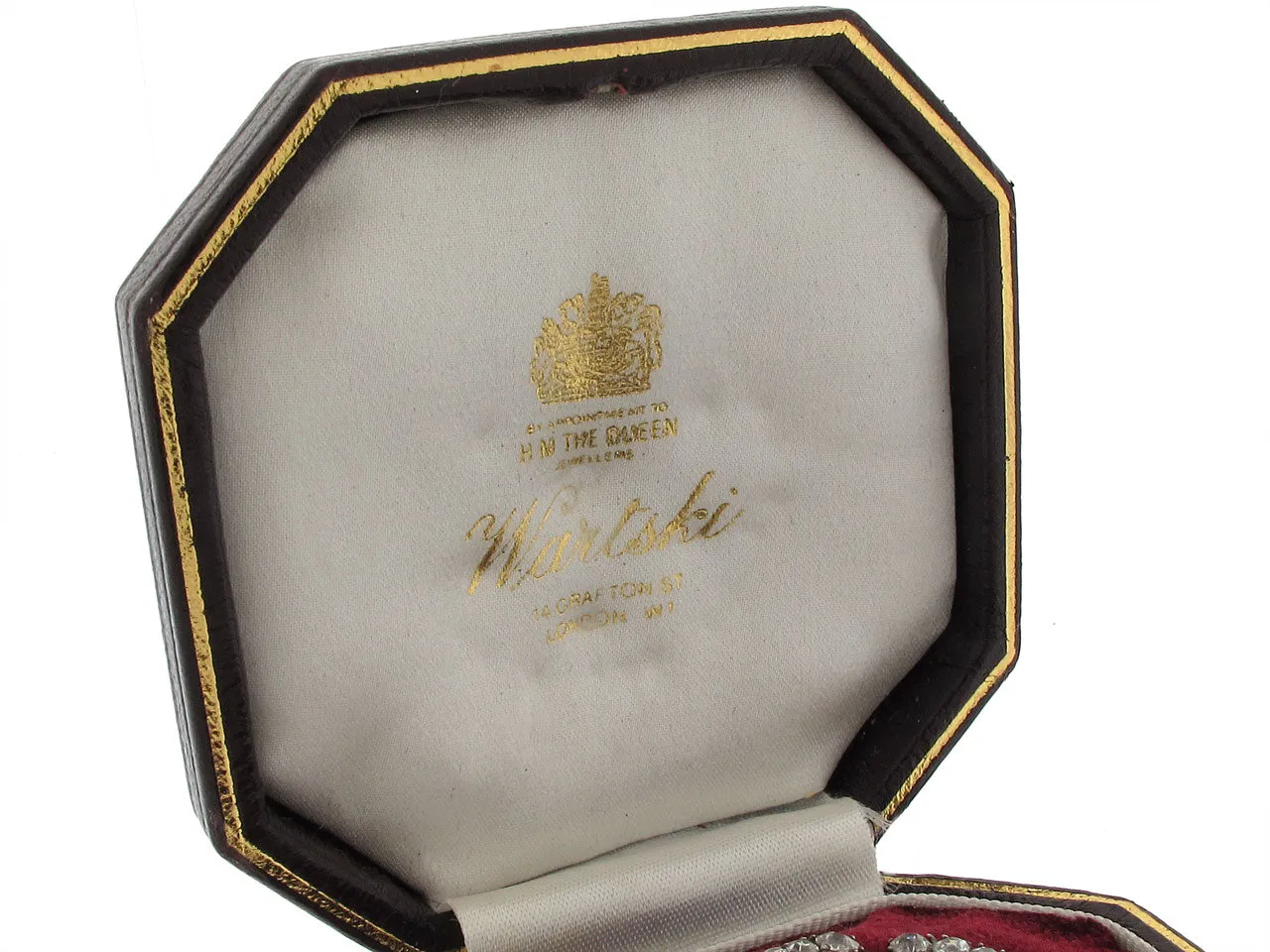 Antique Victorian Diamond Brooch in Silver over Gold