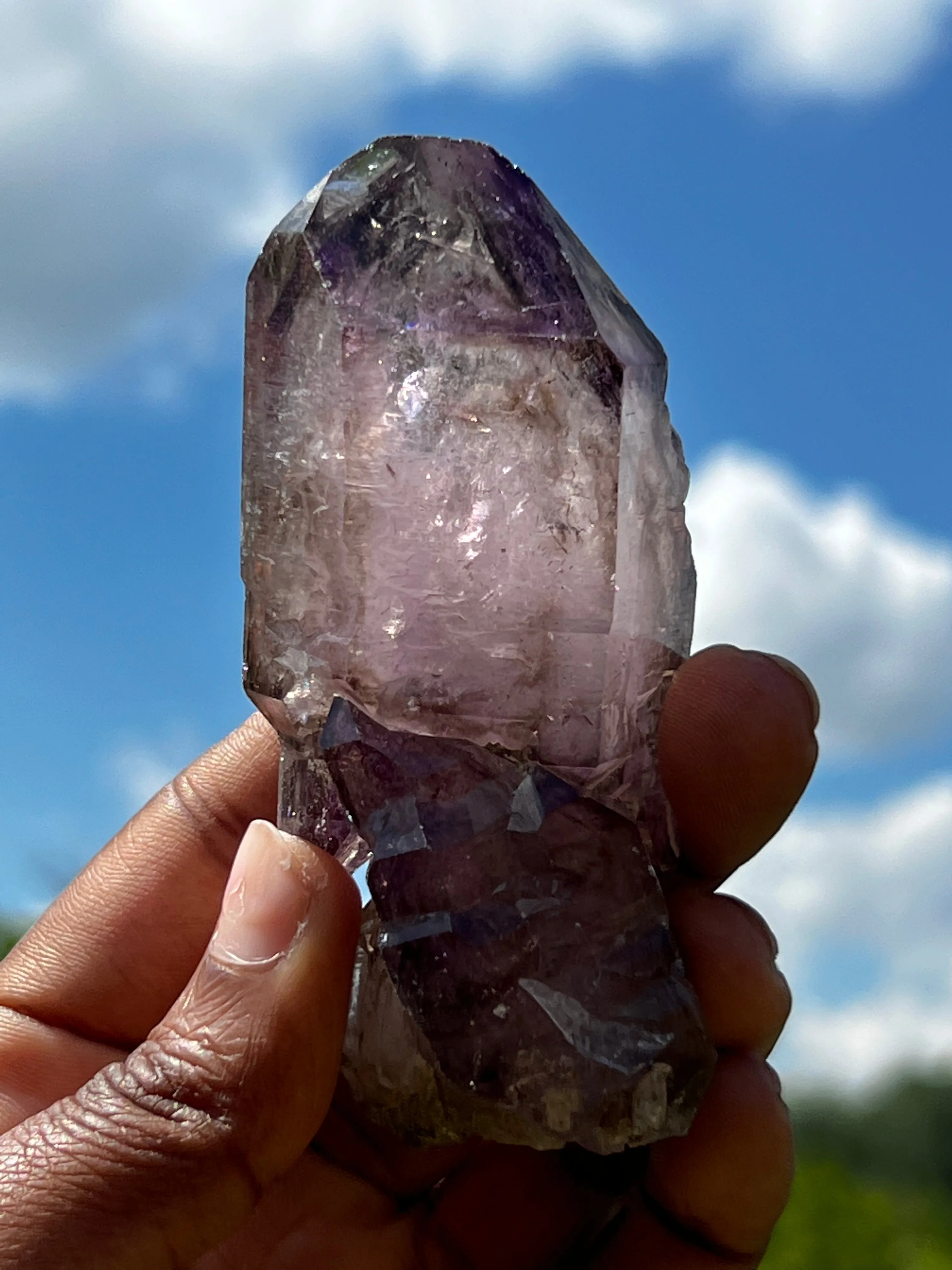 Beautiful Smokey Quartz, Shangaan Amethyst Crystal From The Chibuku Mine, Gezani Communal Land, Zimbabwe