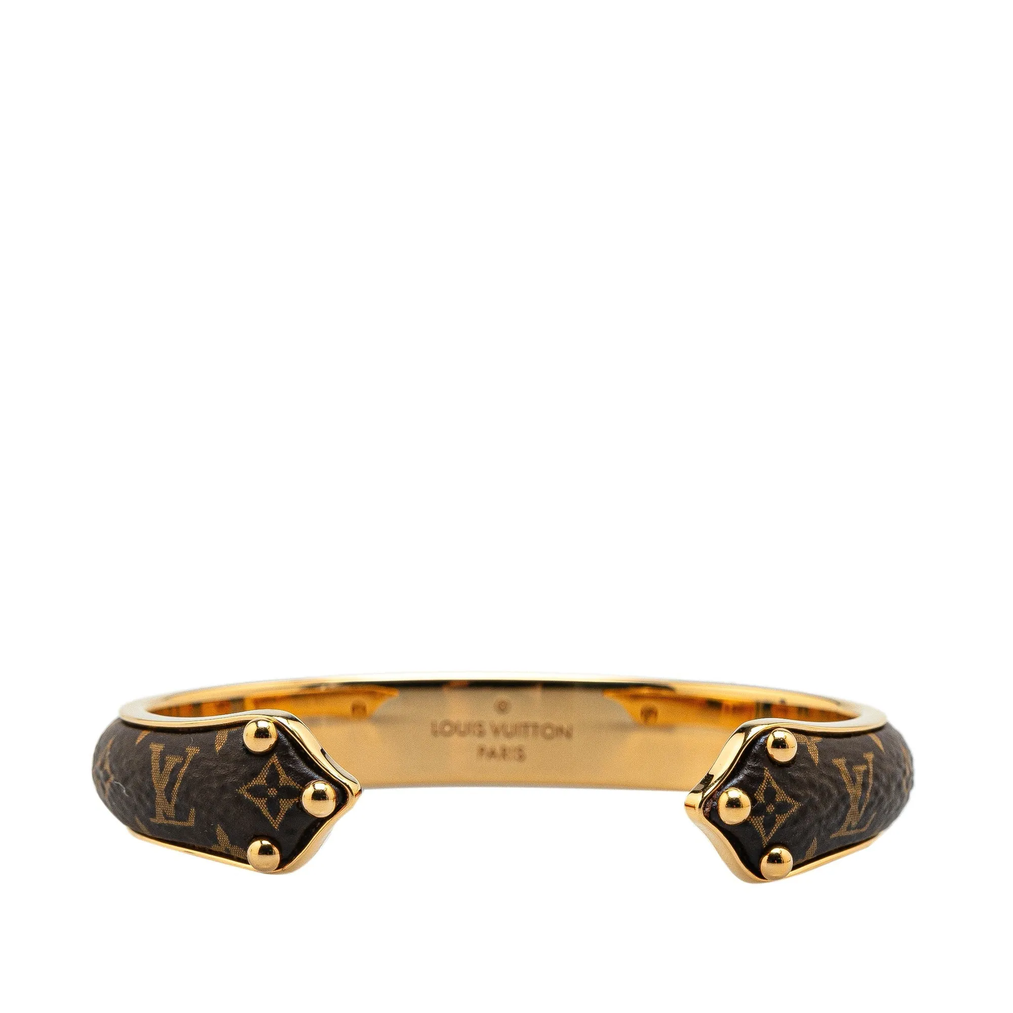 Brown Louis Vuitton Monogram Sweet Dreams Cuff Bracelet