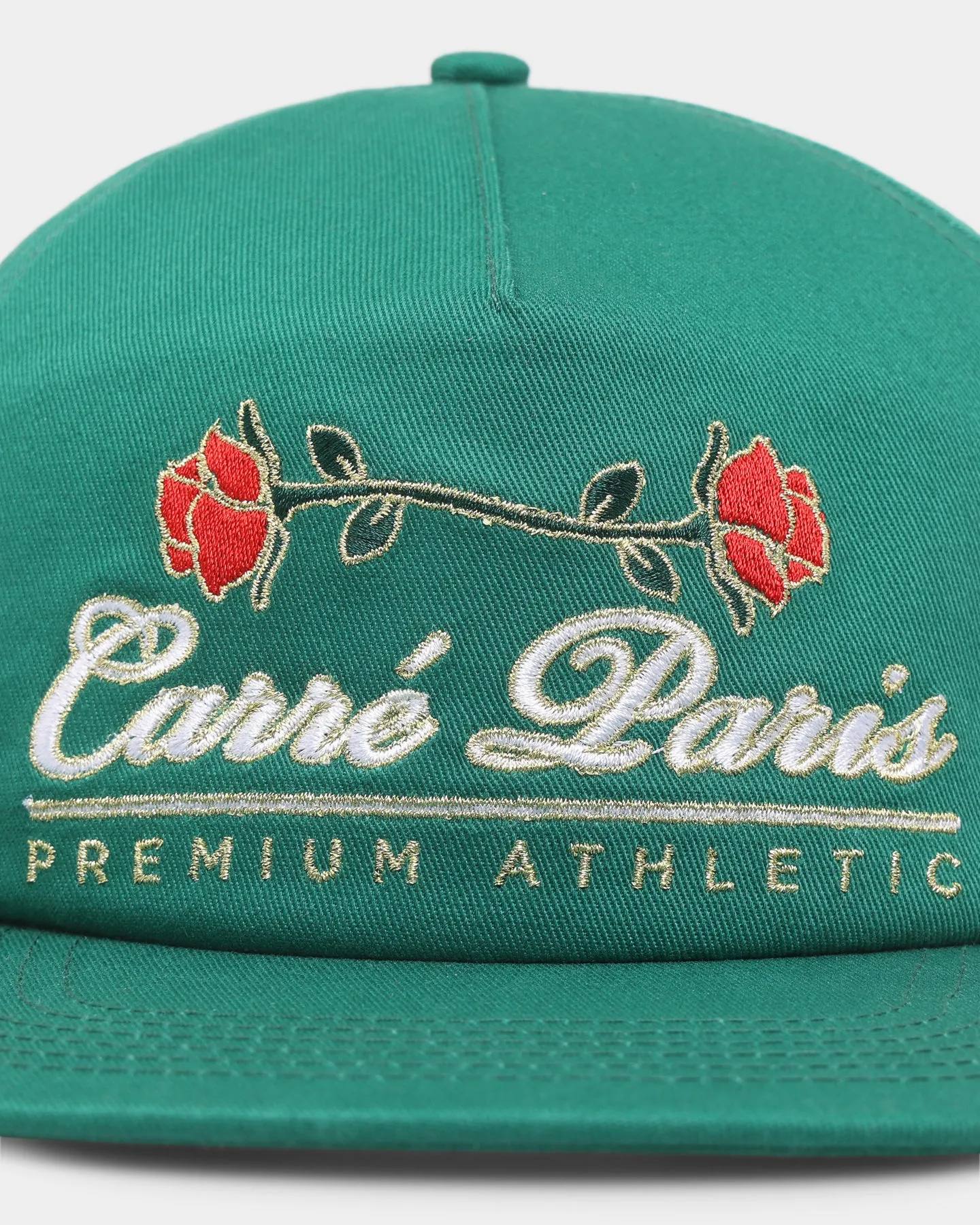 Carré Premium Athletic Snapback Forest Green