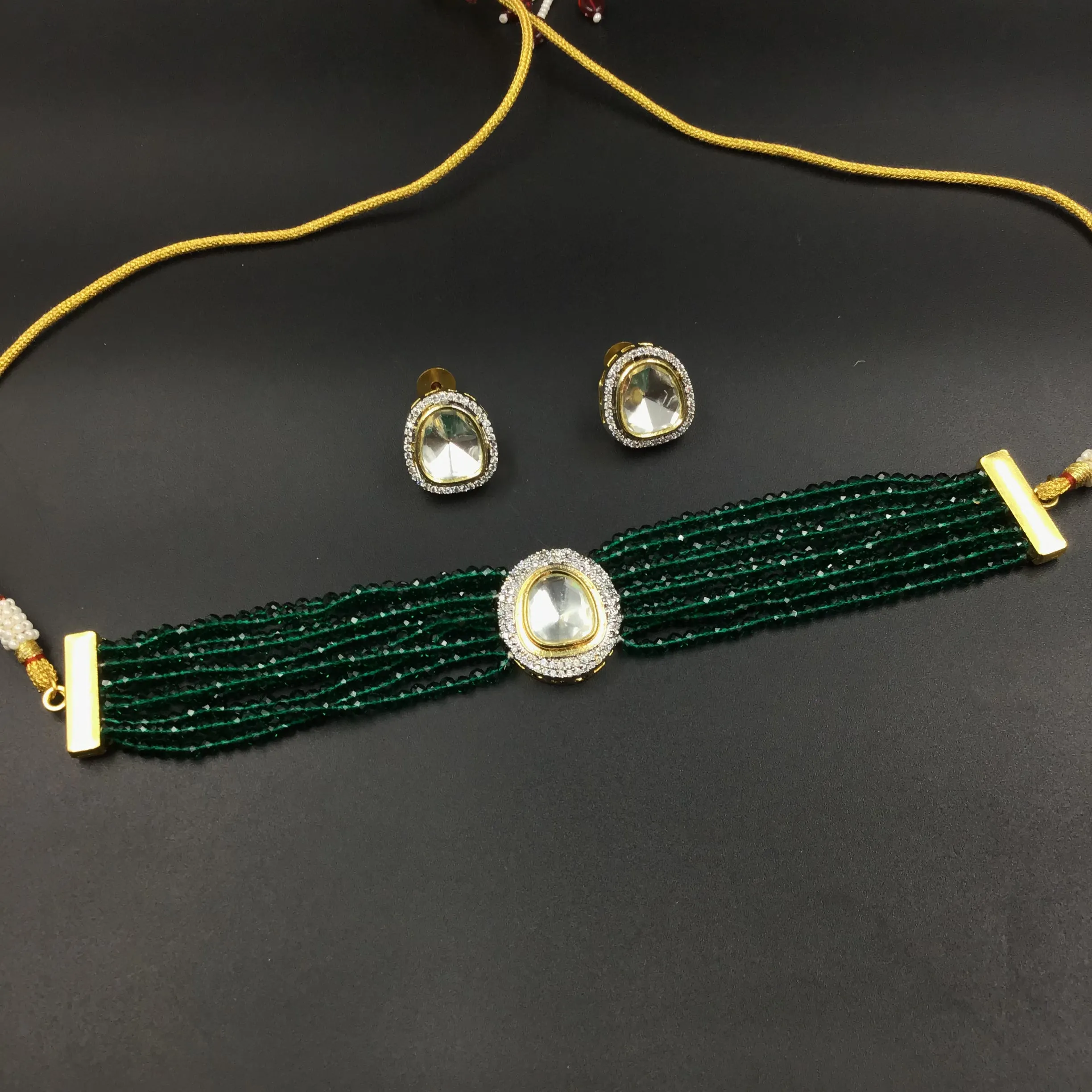 Choker Kundan Necklace Set 6081-79