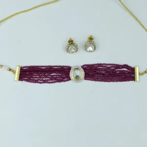 Choker Kundan Necklace Set 6081-79