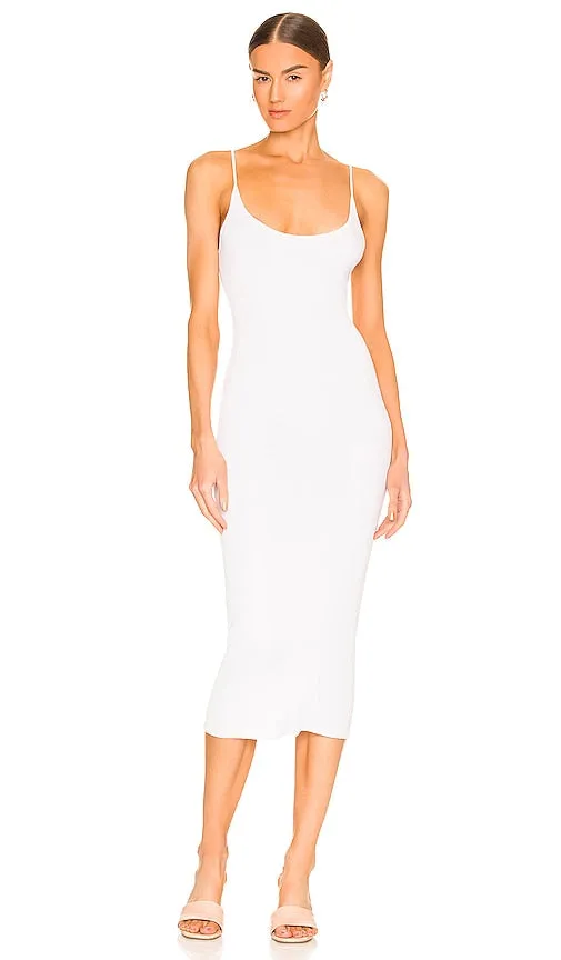 Enza Costa Essential Dress in White