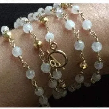 Long Moonstone Necklace