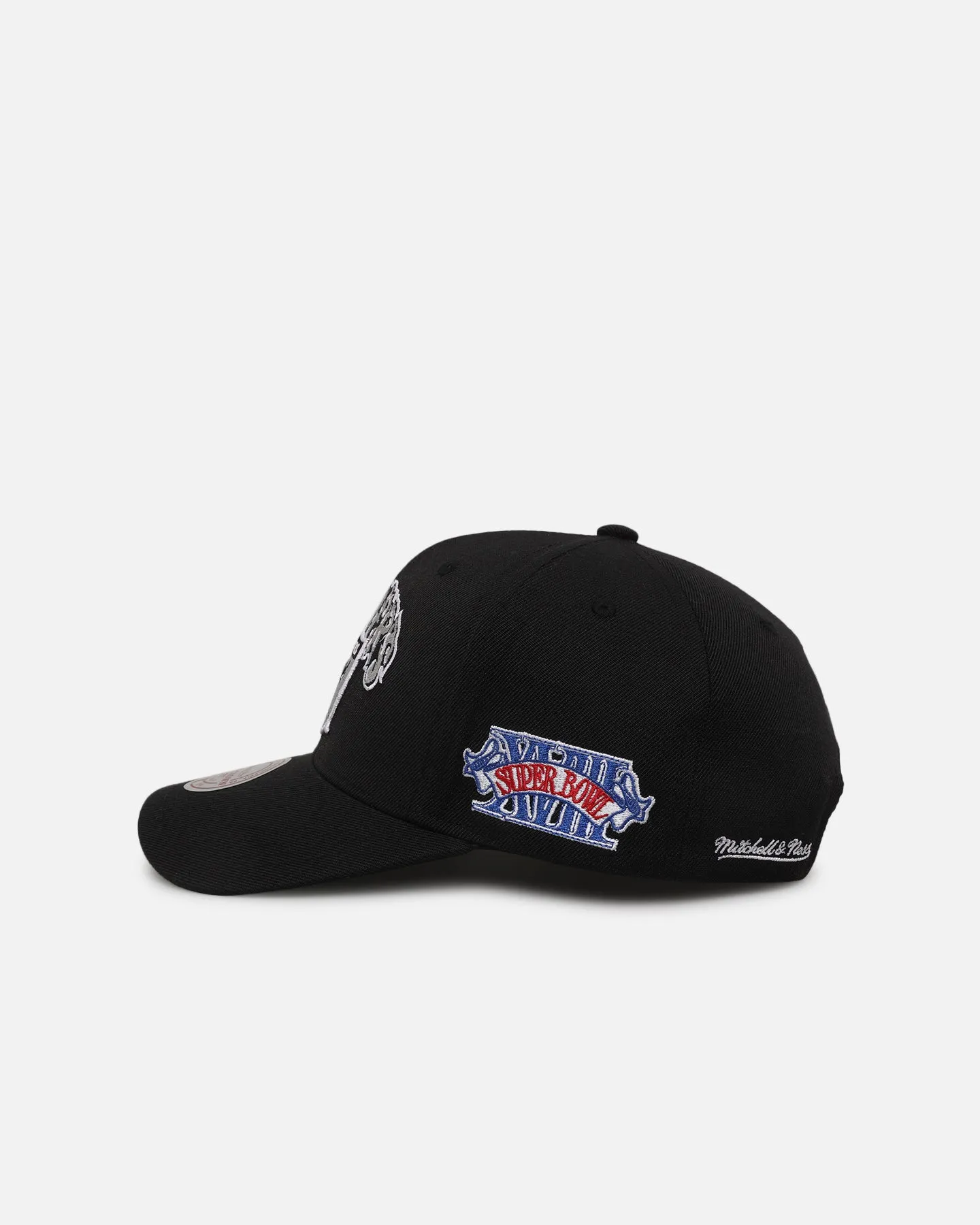 Mitchell & Ness Las Vegas Raiders Flames Pro Crown Snapback Black