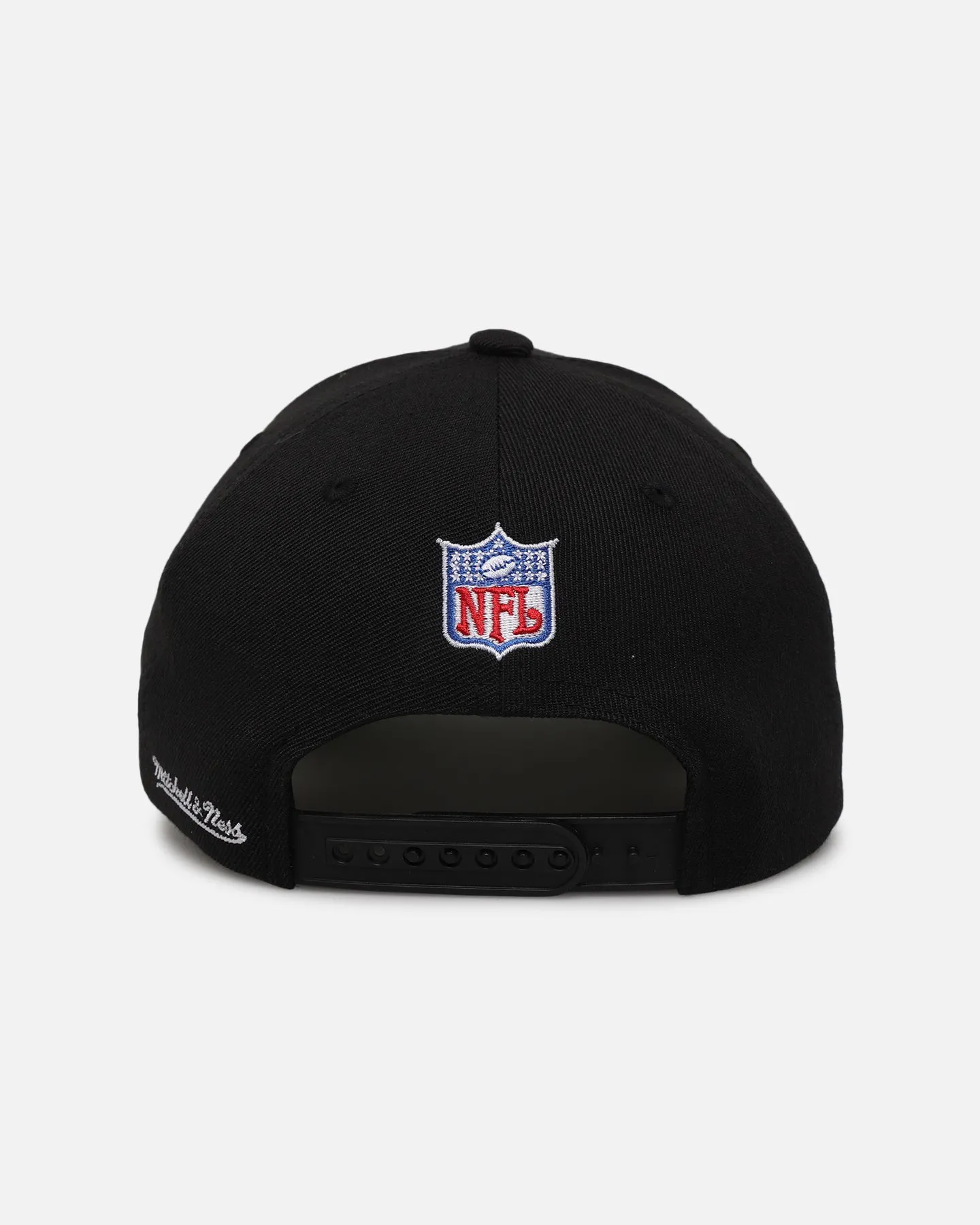 Mitchell & Ness Las Vegas Raiders Flames Pro Crown Snapback Black