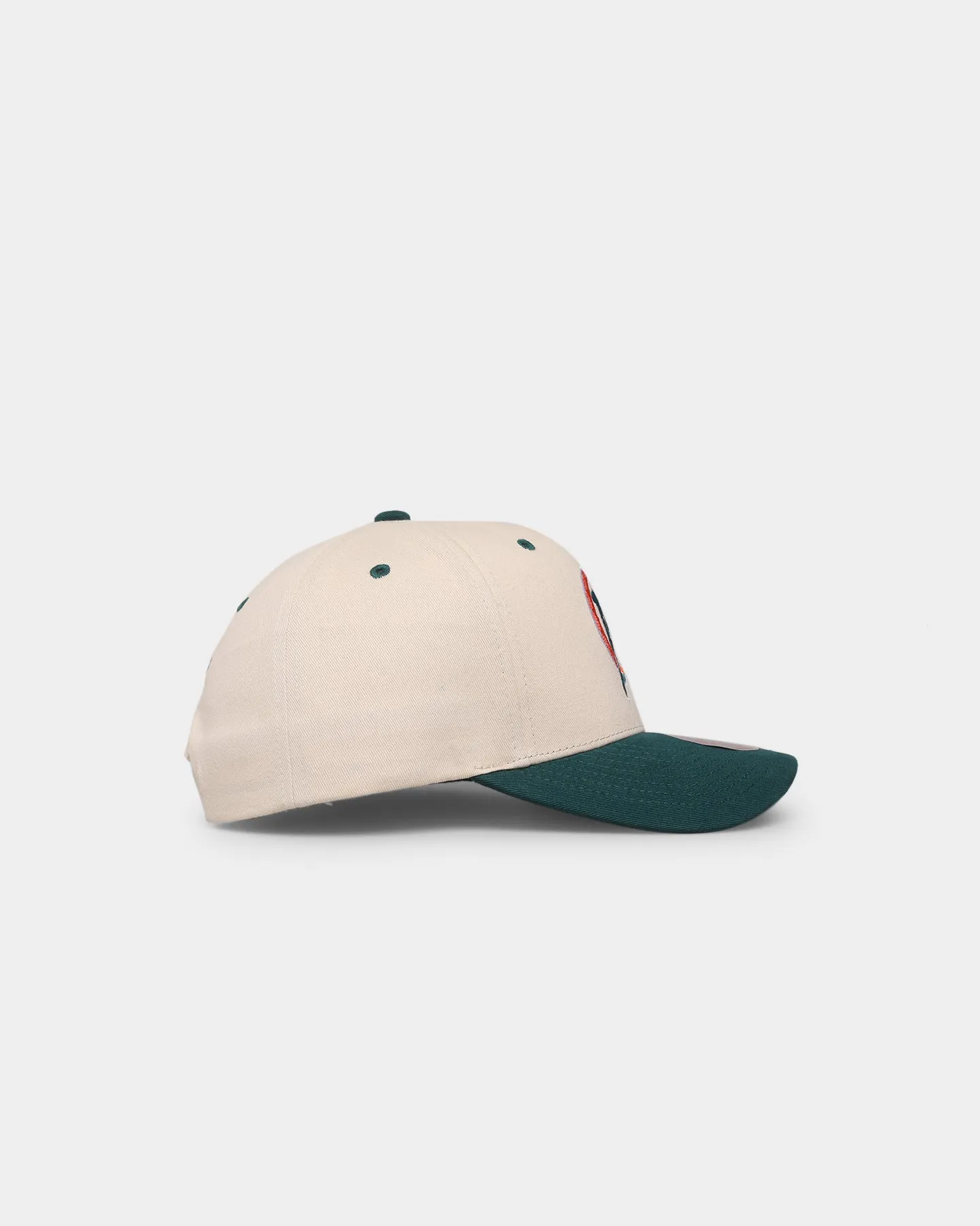 Mitchell & Ness Miami Dolphins Pro Crown Snapback Off White