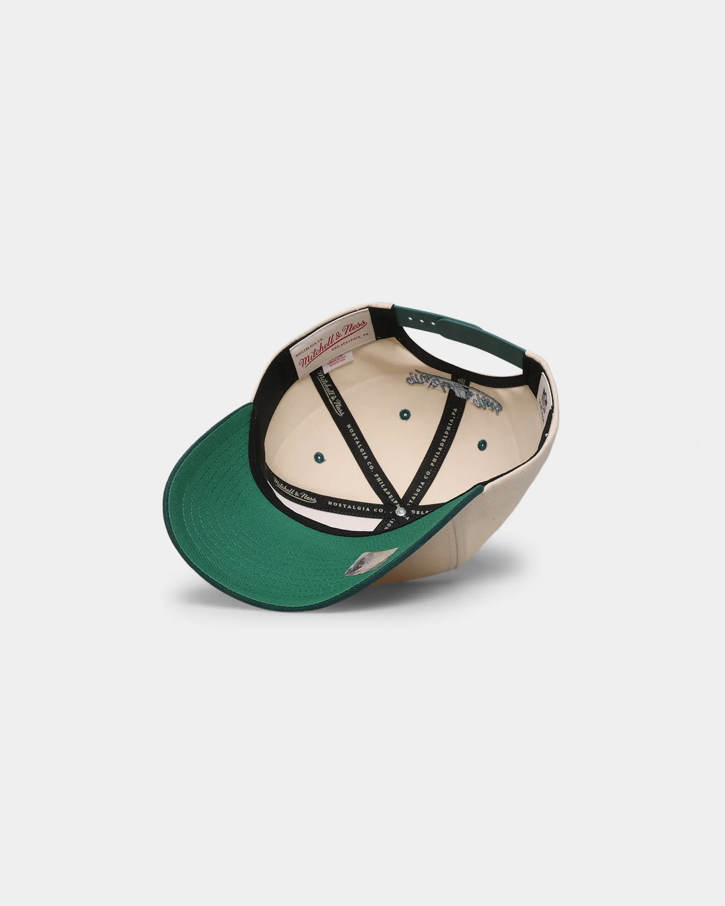 Mitchell & Ness Miami Dolphins Pro Crown Snapback Off White