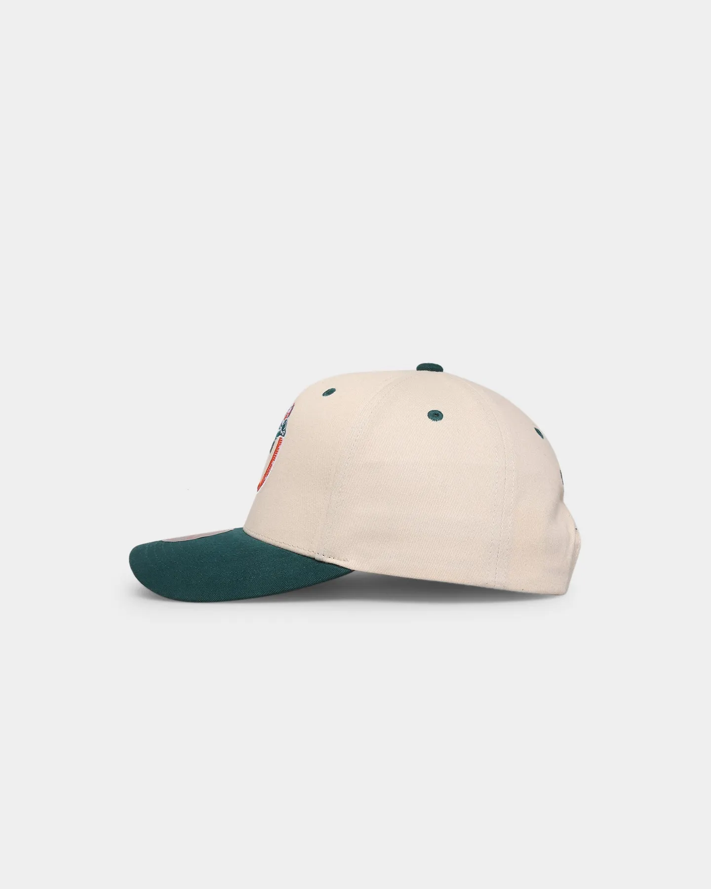Mitchell & Ness Miami Dolphins Pro Crown Snapback Off White