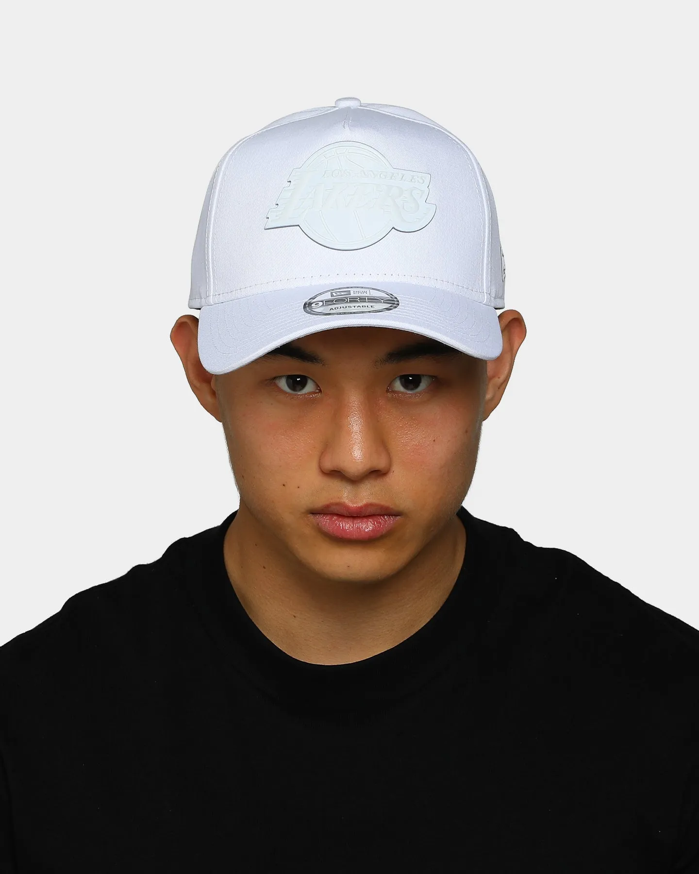 New Era Los Angeles Lakers 9FORTY A-Frame Reflective Logo Snapnack White/3M