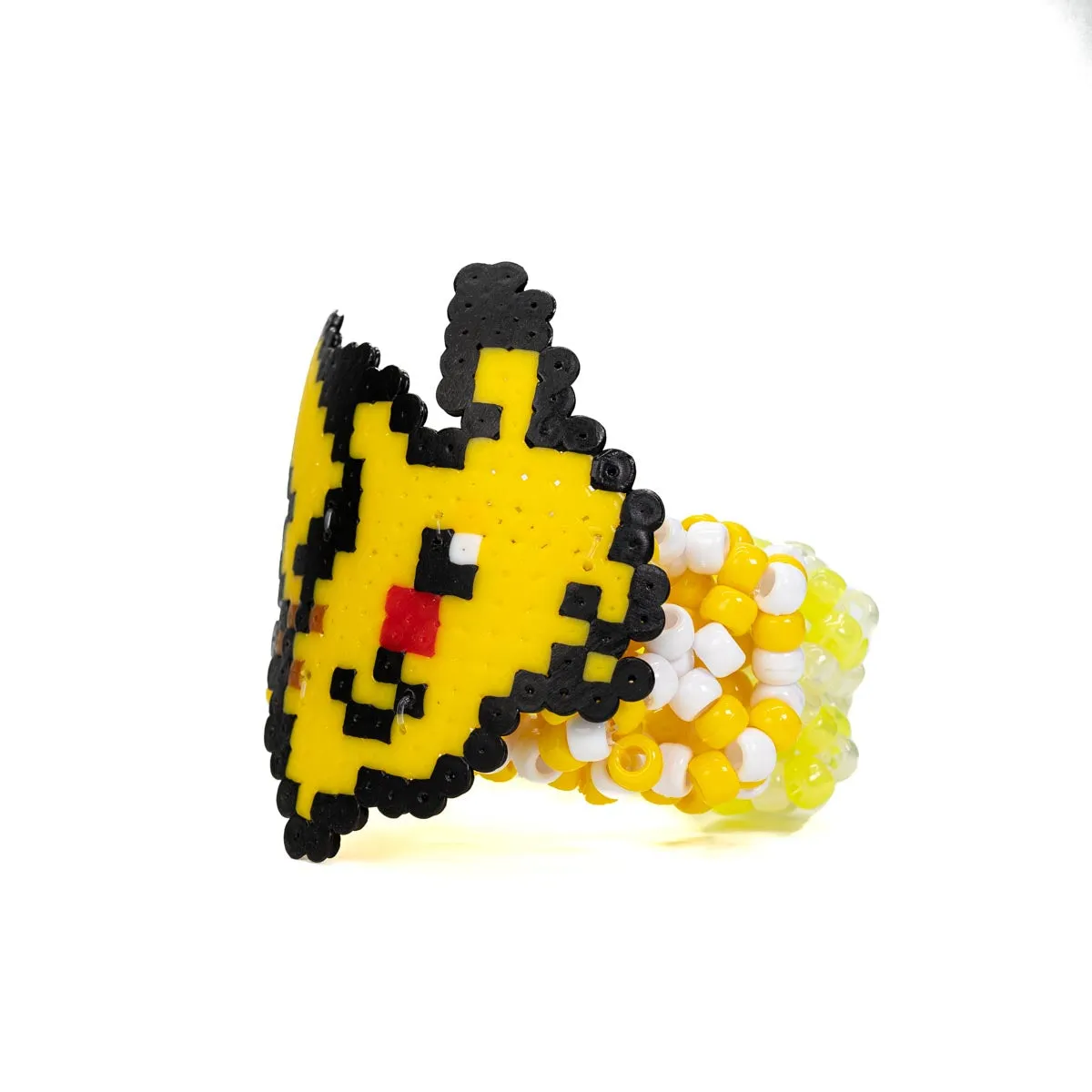 Pikachu Rave Kandi Cuff Bracelet