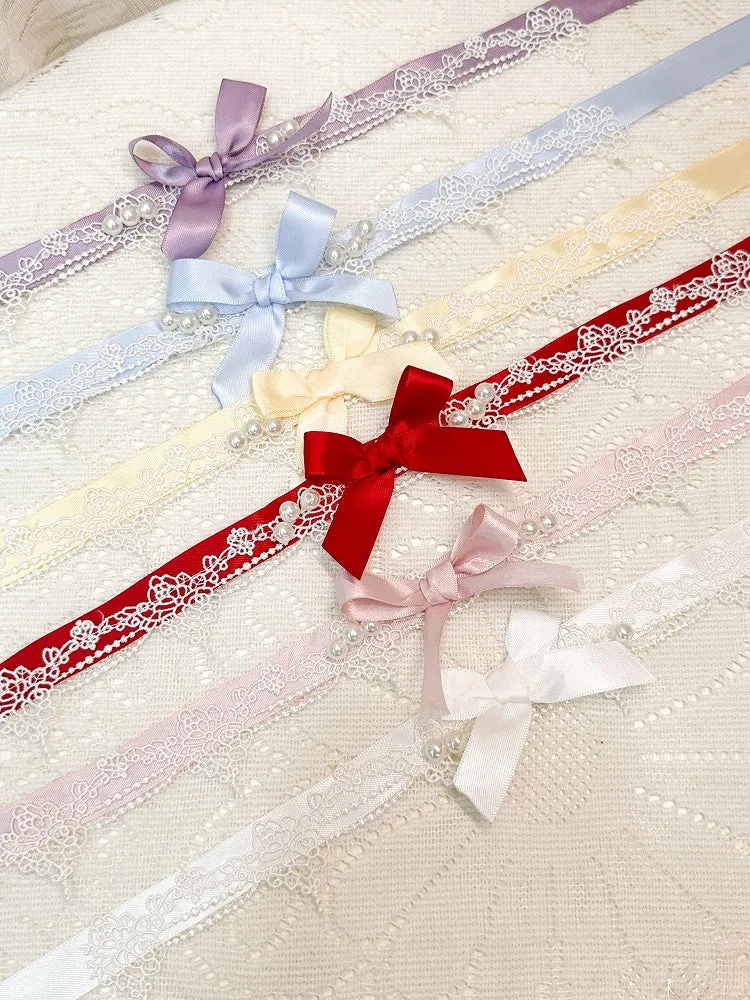 Pink / Yellow / Blue / Red / White / Black Choker