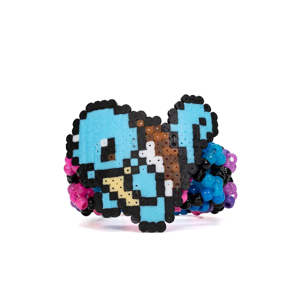Squirtle Rave Kandi Cuff Bracelet